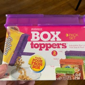 COPY - BiddeeZ  Box toppers. Sealed. Total of 3. Vintage set
